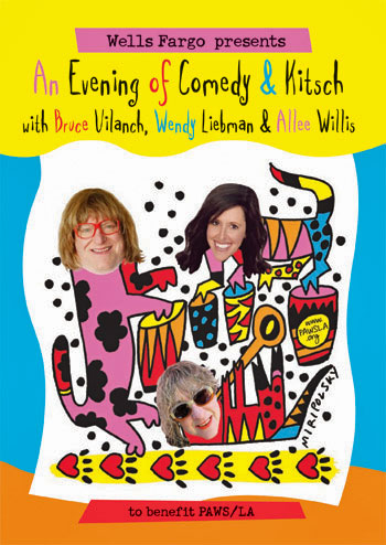 EVENING OF COMEDY & KITSCH To Benefit PAWS/LA Nov 13, 2012 ~ Bruce Vilanch, Wendy Liebman, And Allee Willis